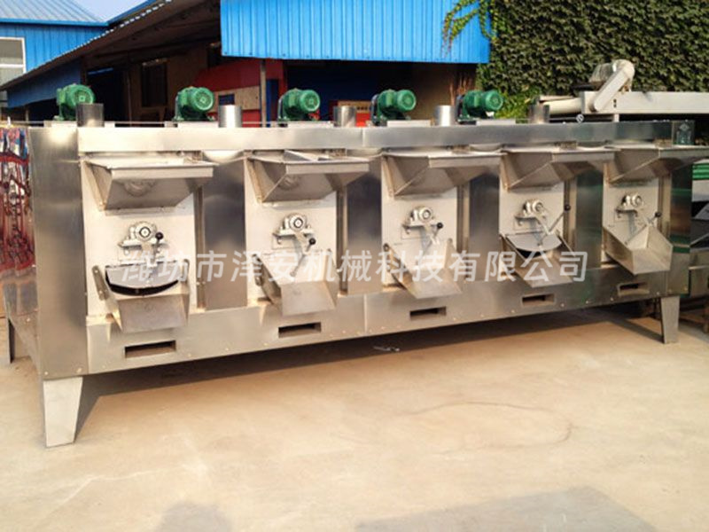 芝麻、花生五筒旋轉(zhuǎn)烤爐2